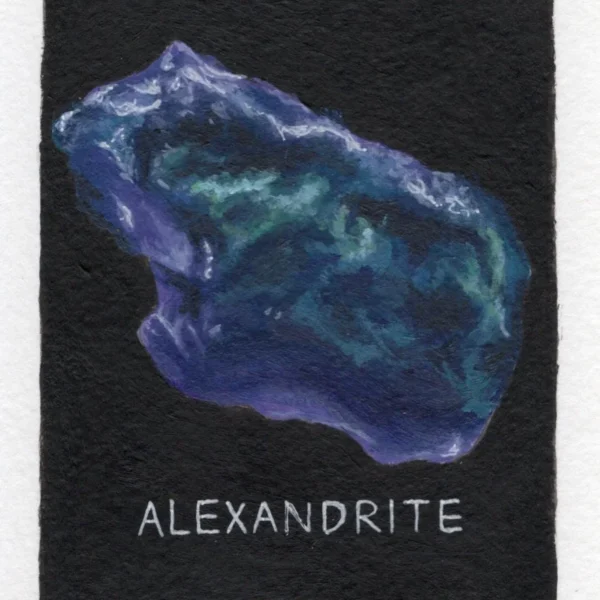 An art print of Alexandrite