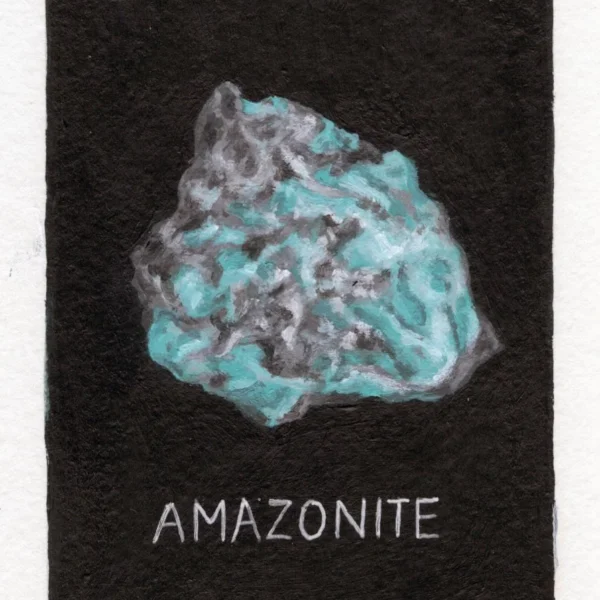 An art print of Amazonite