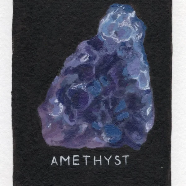An art print of an Amethyst