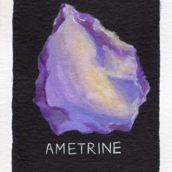 An art print of Ametrine