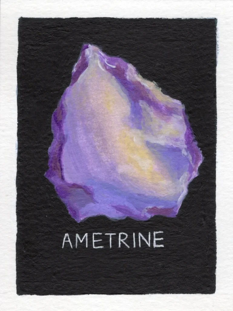An original art print of Ametrine