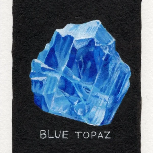 An art print of Blue Topaz