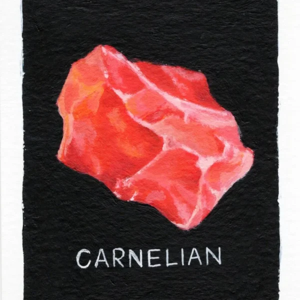 An art print of Carnelian
