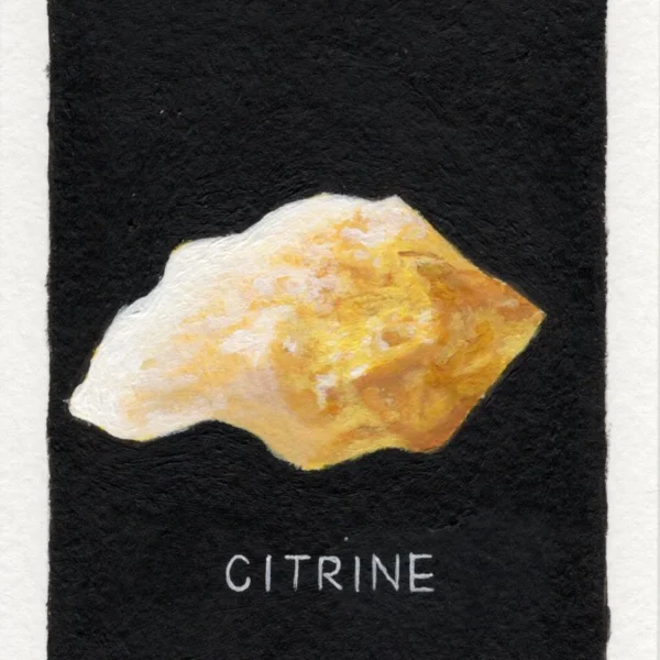 An art print of Citrine