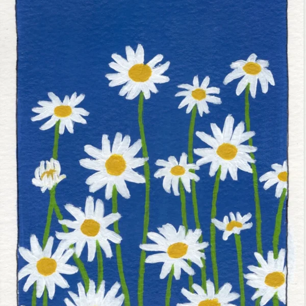 An art print of Daisies