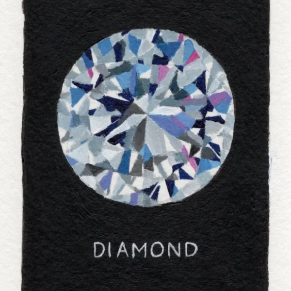 An art print of a Diamond