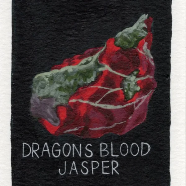 An art print of Dragon's Blood Jasper