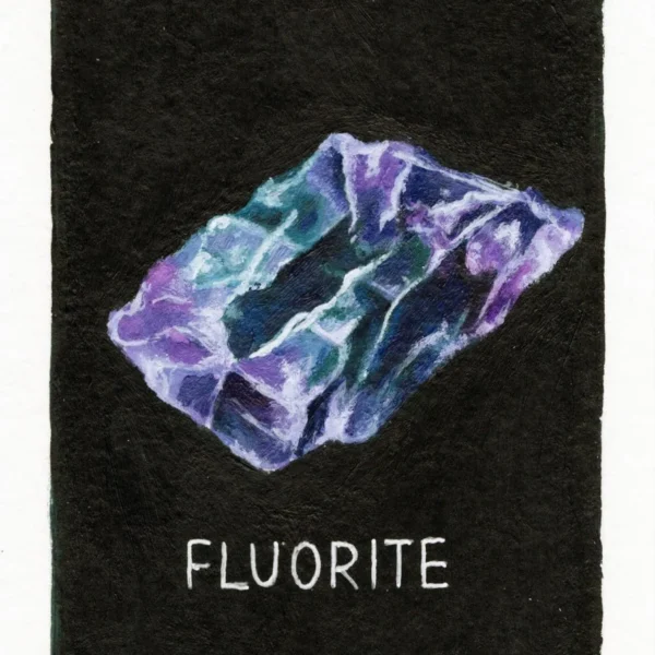 An art print of Fluorite
