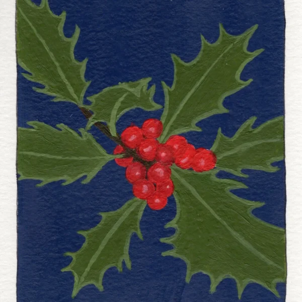 An art print of Holly