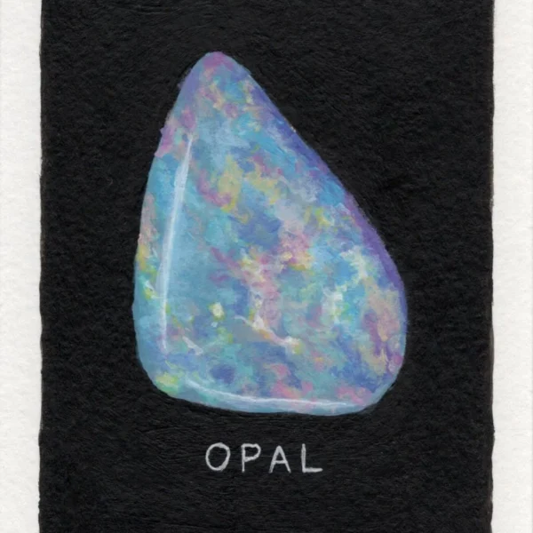 An art print of Opal