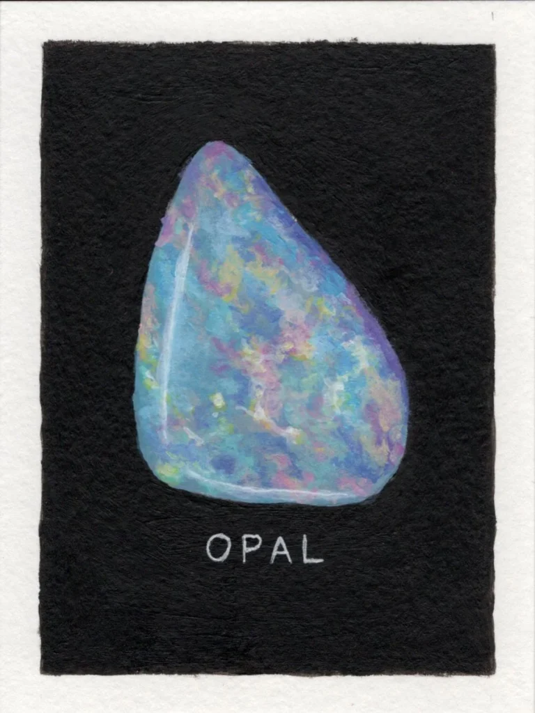 An original art print of Opal