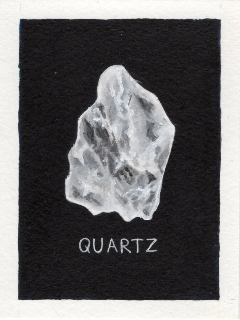 An original art print of Clear Quartz
