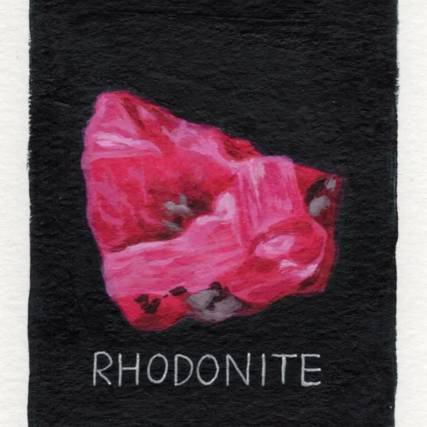 An art print of Rhodonite