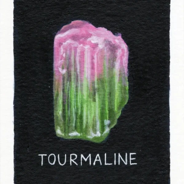 An art print of Tourmaline