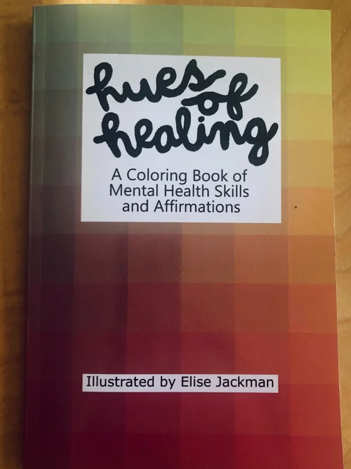 The front cover of Hues of Healing