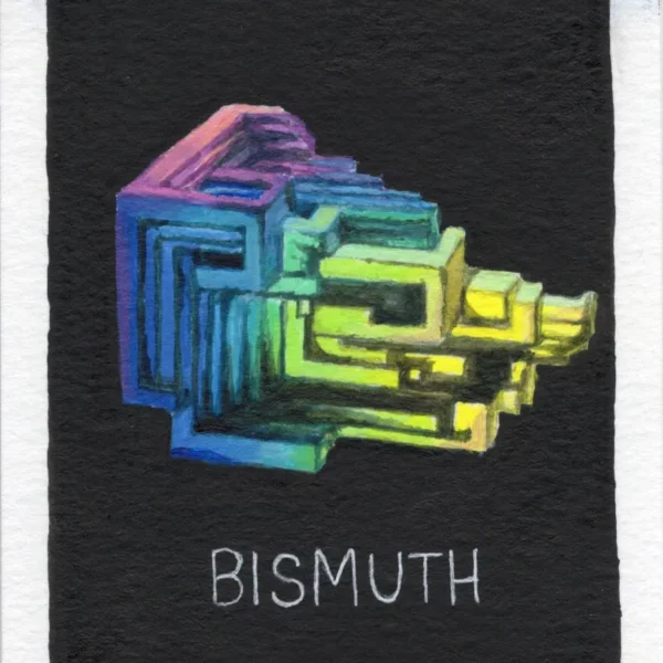 An original art print of Bismuth