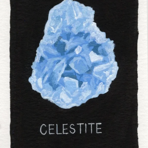 An original art print of Celestite