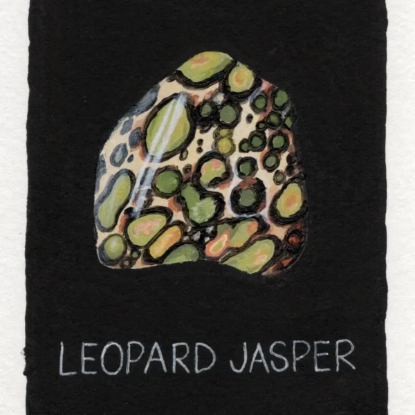 An original art print of Leopard Jasper
