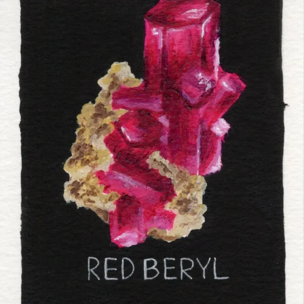 An original art print of Red Beryl