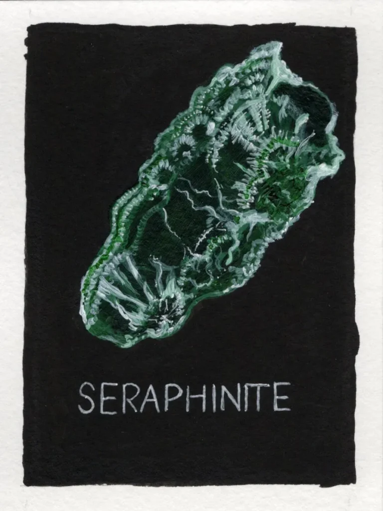 An original art print of Seraphinite